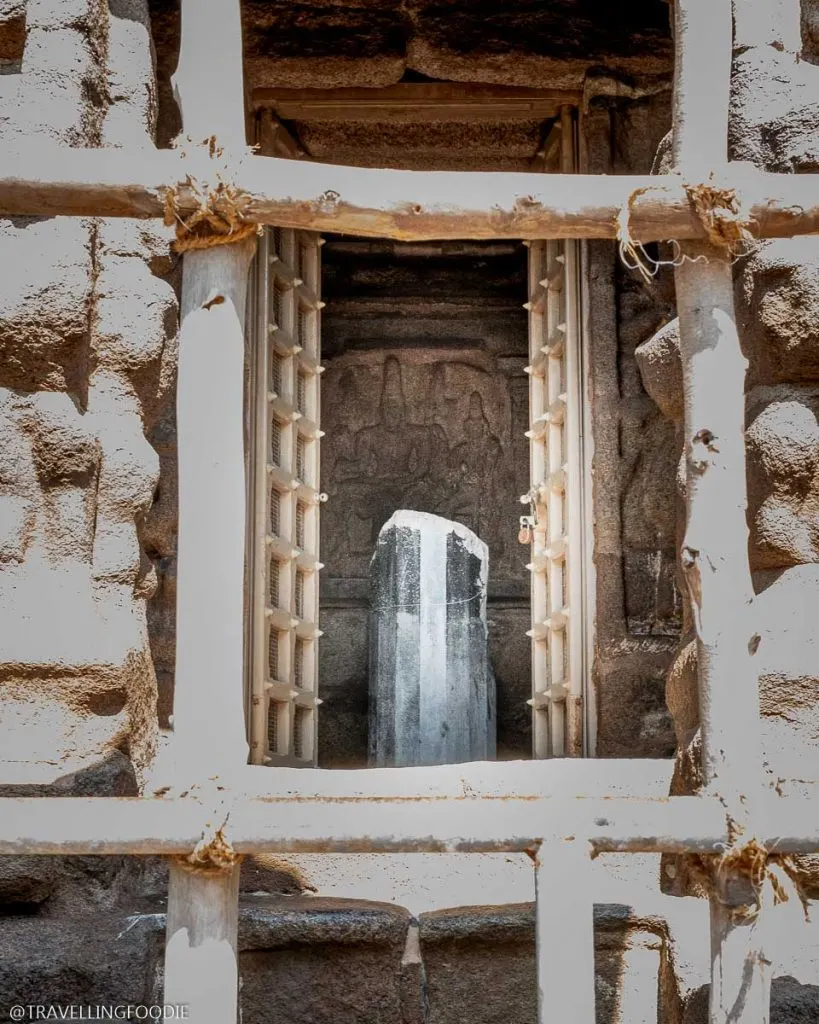 Shiva Linga at Shore Temple in Mamallapuram, India