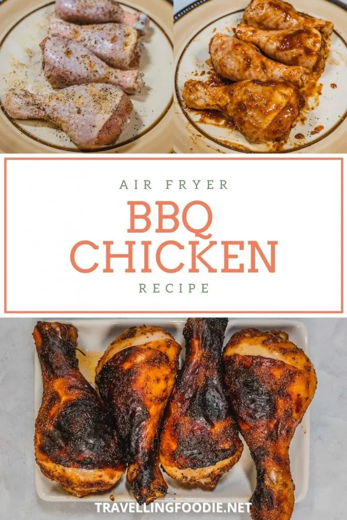 Air Fryer BBQ Chicken Recipe on TravellingFoodie.net