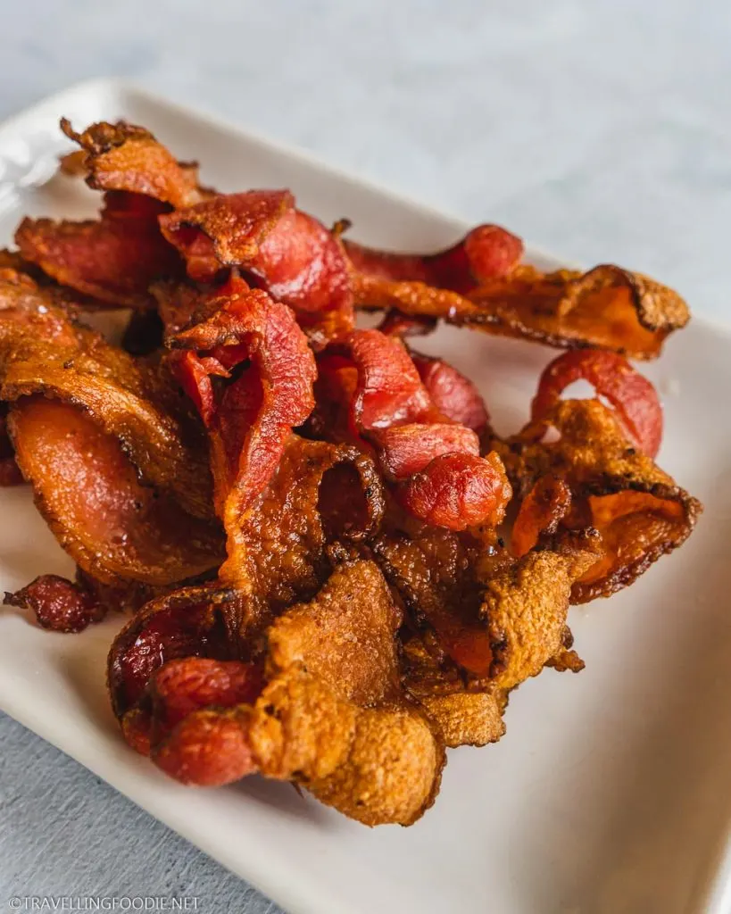 Crispy Air Fryer Bacon - Detoxinista