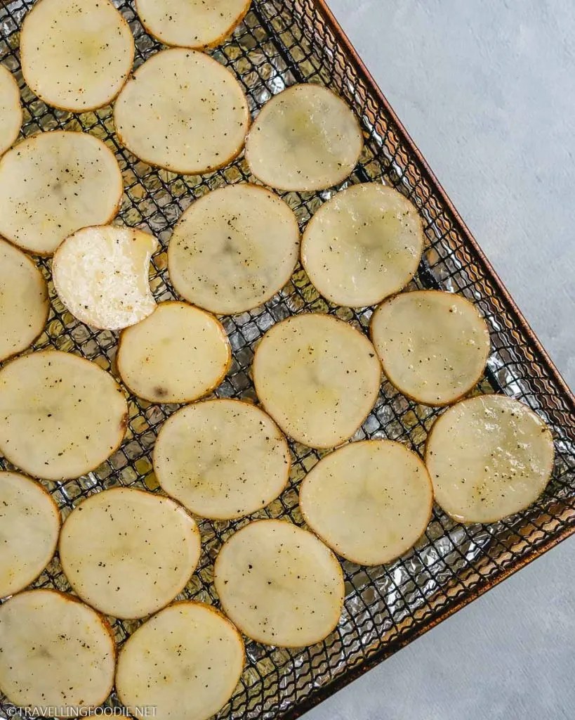 Crispy Air Fryer Potato Chips — Let's Dish Recipes