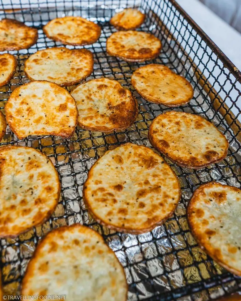 Crispy Air Fryer Potato Chips — Let's Dish Recipes