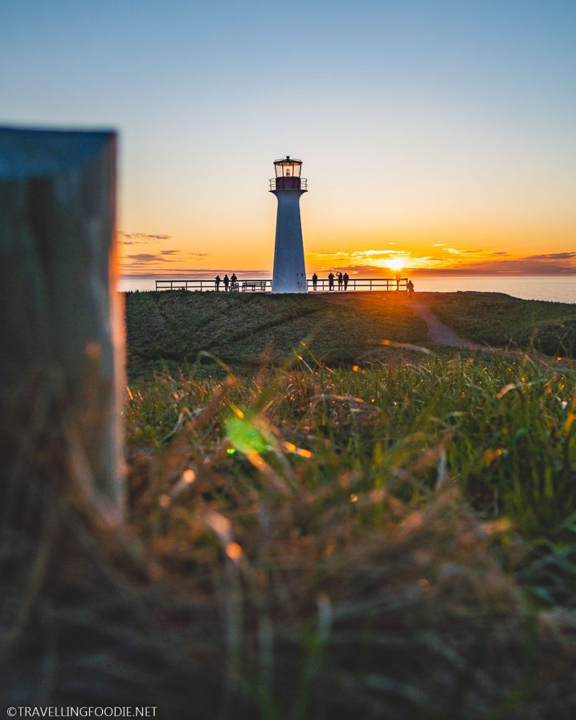 Borgot Lighthouse Sunset at Iles de la Madeleine