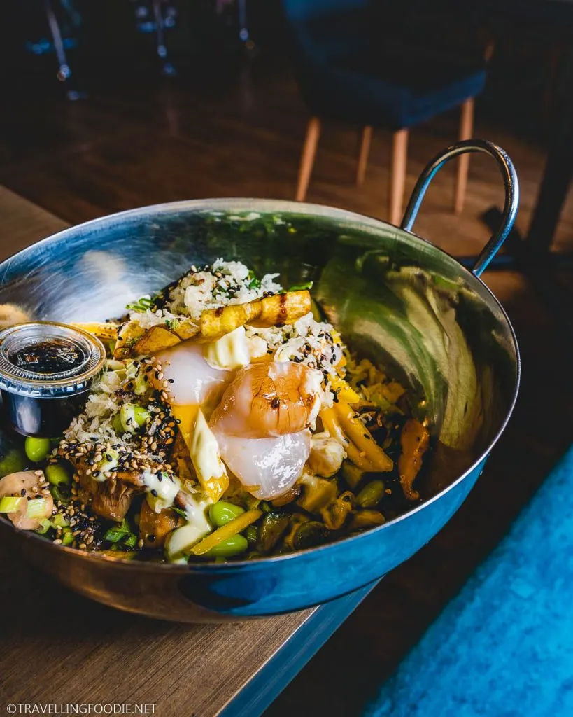 Scallop Poke Bowl at Gourmande de Nature in Magdalen Islands