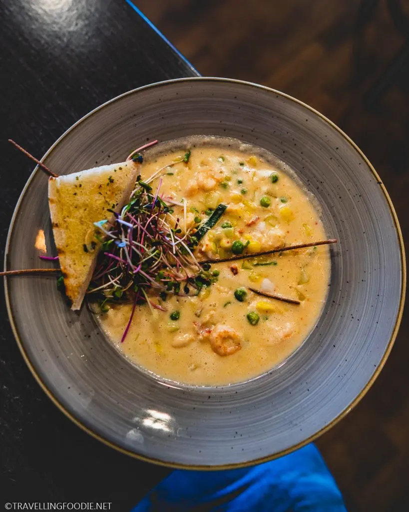 Seafood Chowder at Resto Bistro Accents in Iles de la Madeleine
