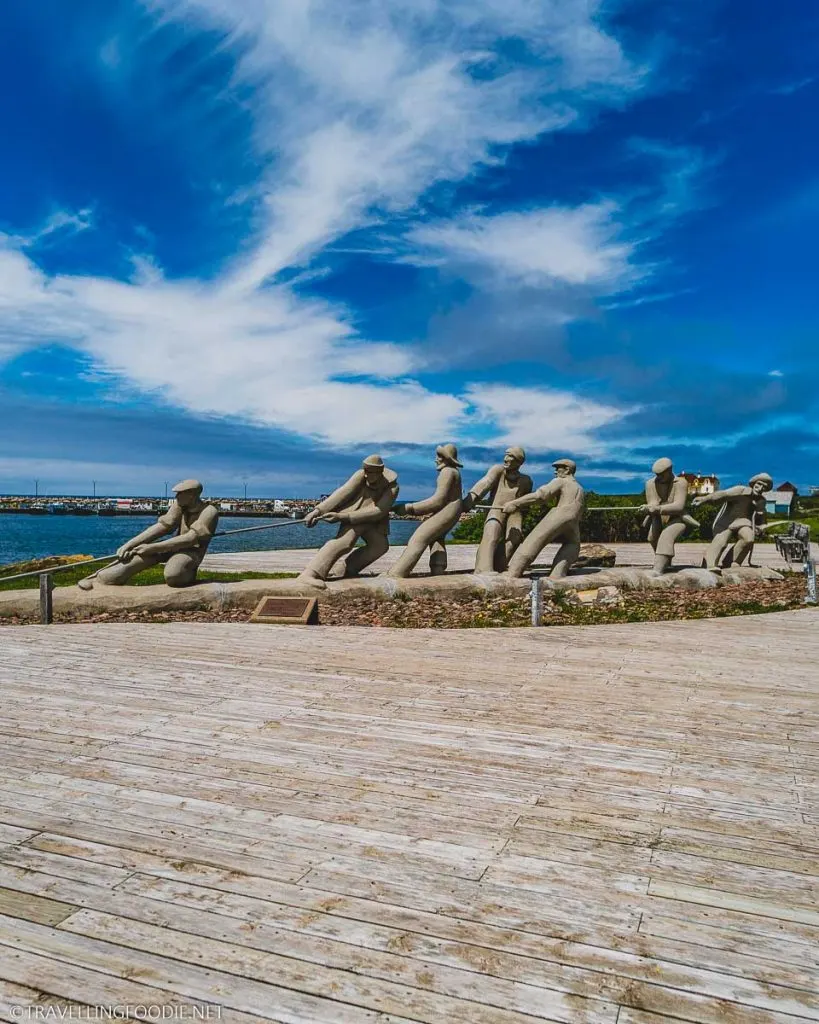 Fishermen Monument at Site de la Cote in Magdalen Islands