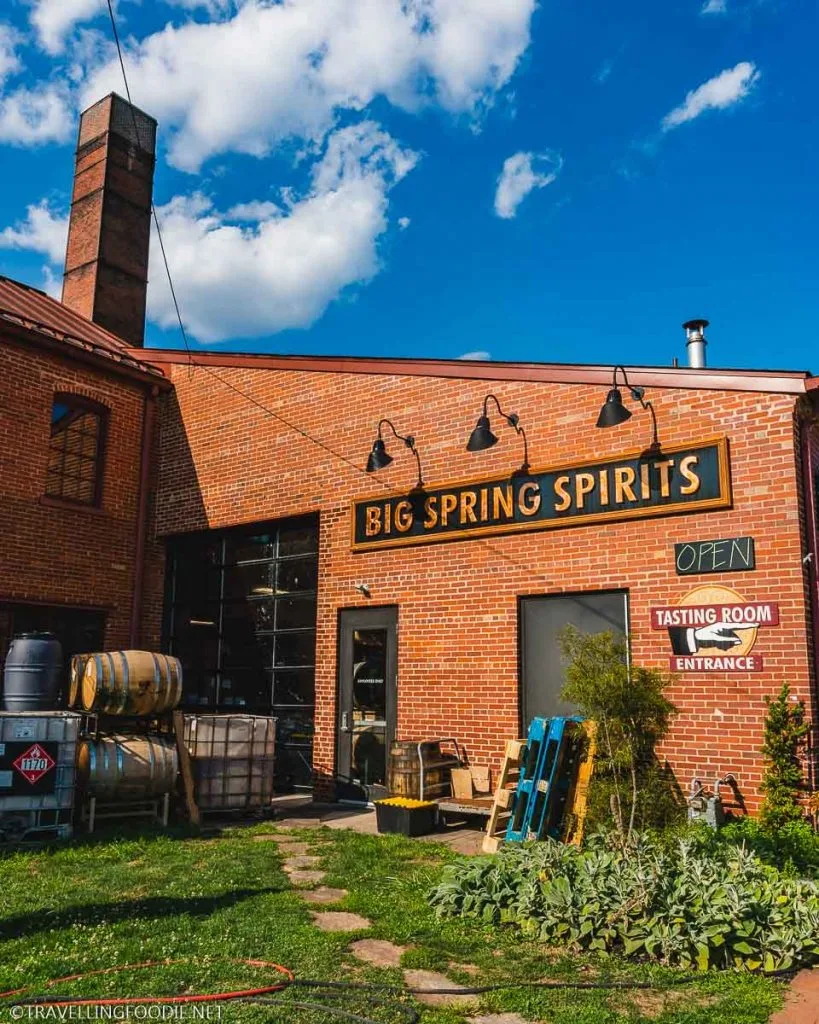 Big Spring Spirits at historic Match Factory in Bellefonte, PA