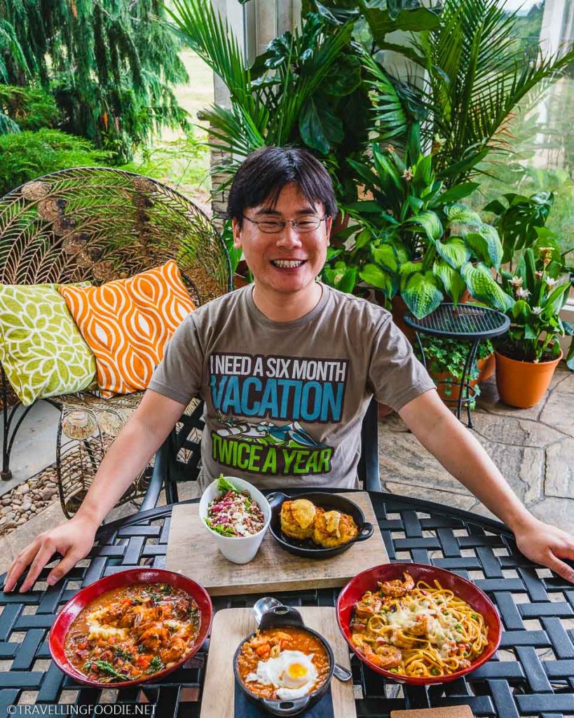 Travelling Foodie Raymond Cua at Gigi's Southern Table at Happy Valley, PA