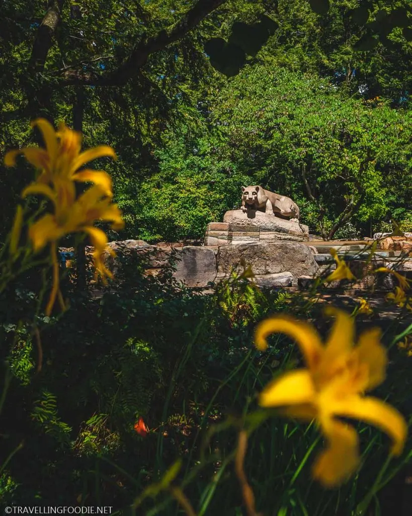 Nittany Lion Shrine at Penn State in State College, PA