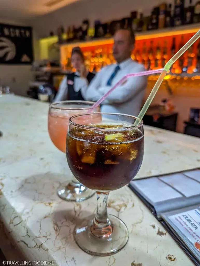 Cuba Libre from Sports Bar at Gran Muthu Imperial Cayo Guillermo, Cuba