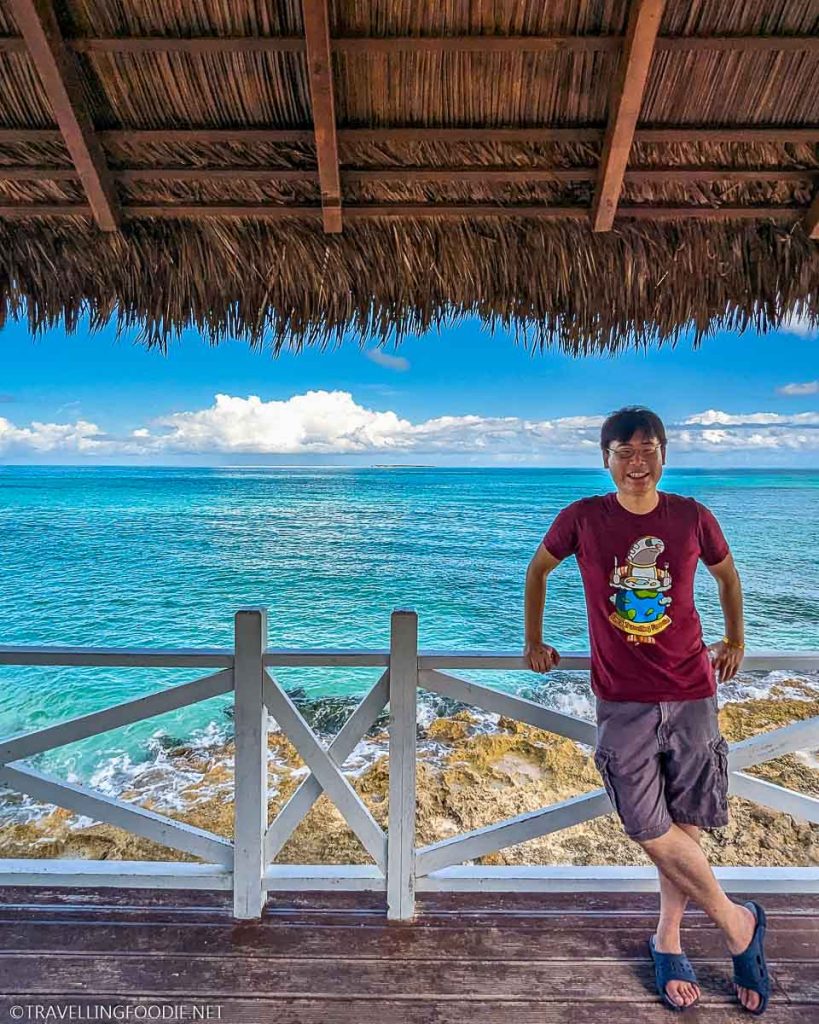 Travelling Foodie Raymond Cua at the Gazebo of Gran Muthu Imperial in Cayo Guillermo, Cuba