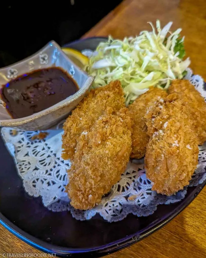 Kaki Fry at Honda-Ya in Tustin, California