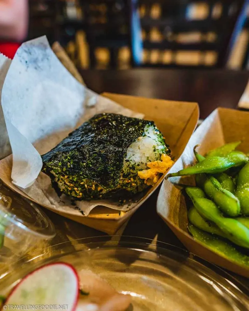 Onigiri at Rice and Nori in Los Angeles, California