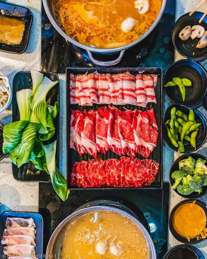 Shabu Shabu at Shinobu Shabu in Westminster, California