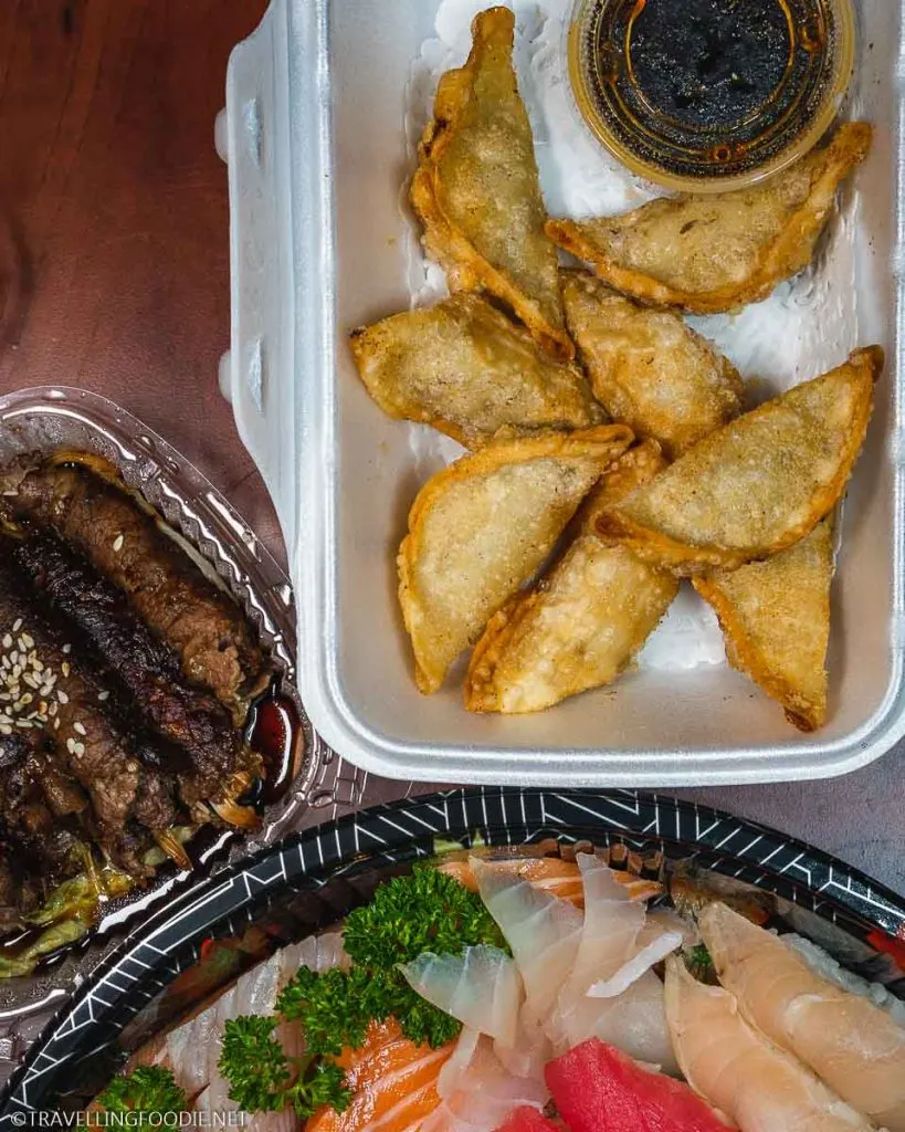 Gyoza at Sushi Legend in Toronto