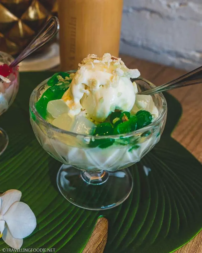 Buko Pandan Filipino Dessert