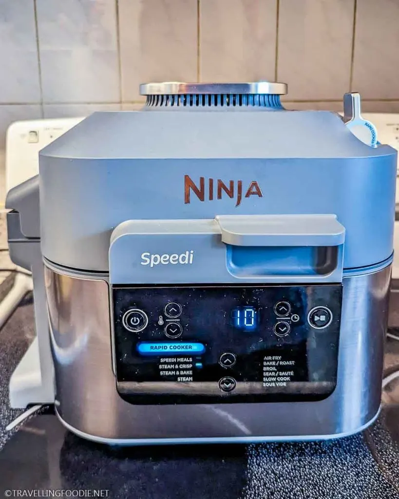 Ninja Speedi Rapid Cooker on Steam & Crisp for 10 minutes