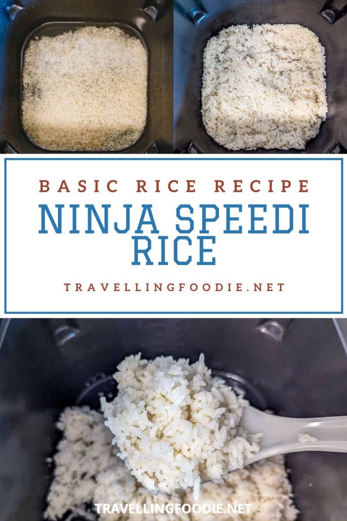 Ninja Speedi Rice - How To Cook Basic Rice Recipe on Travelling Foodie
