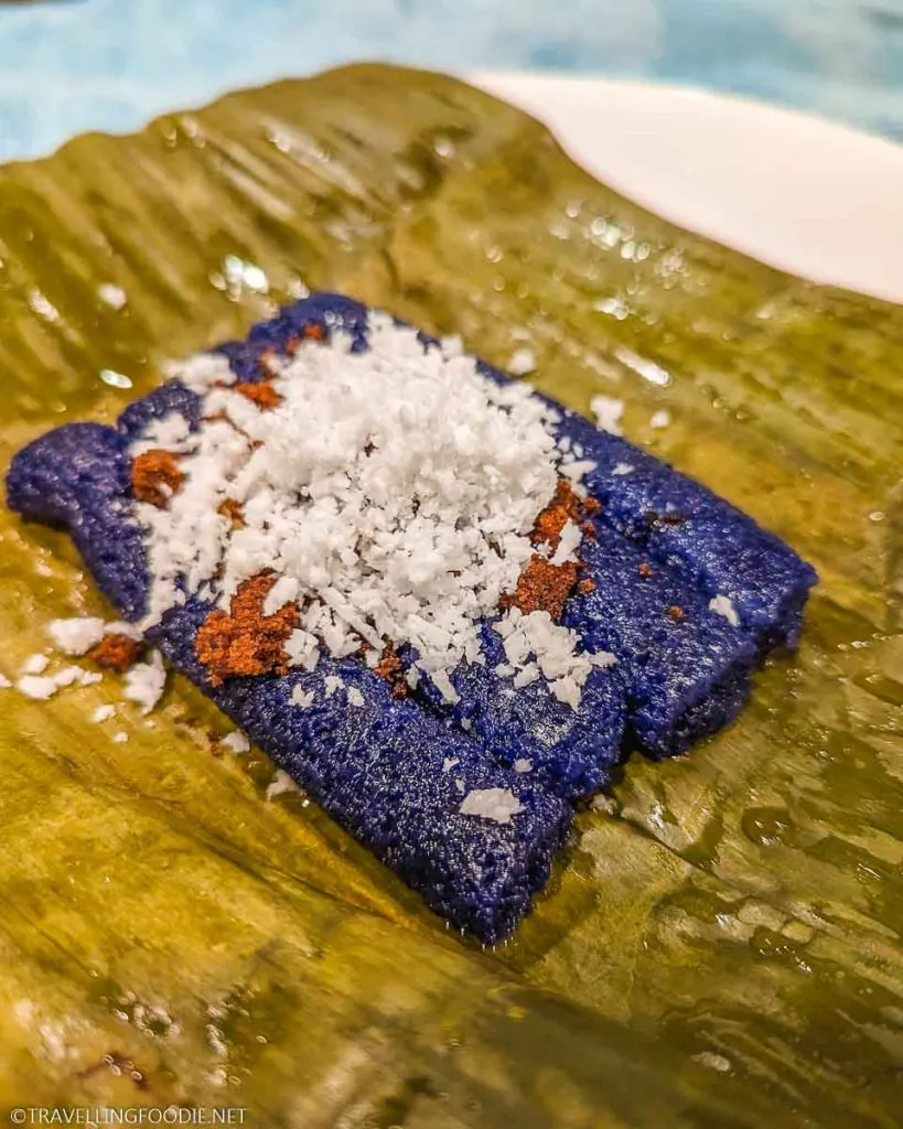 Puto Bumbong Filipino Dessert