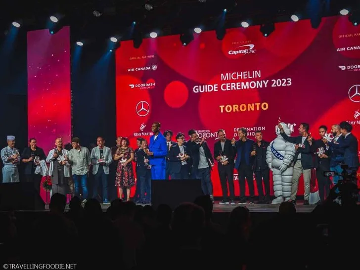 Chefs from Toronto Michelin Star Restaurants at 2023 Guide Ceremony