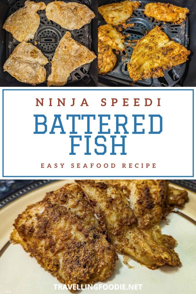 Ninja Speedi Battered Fish - Easy Seafood Recipe on TravellingFoodie.net