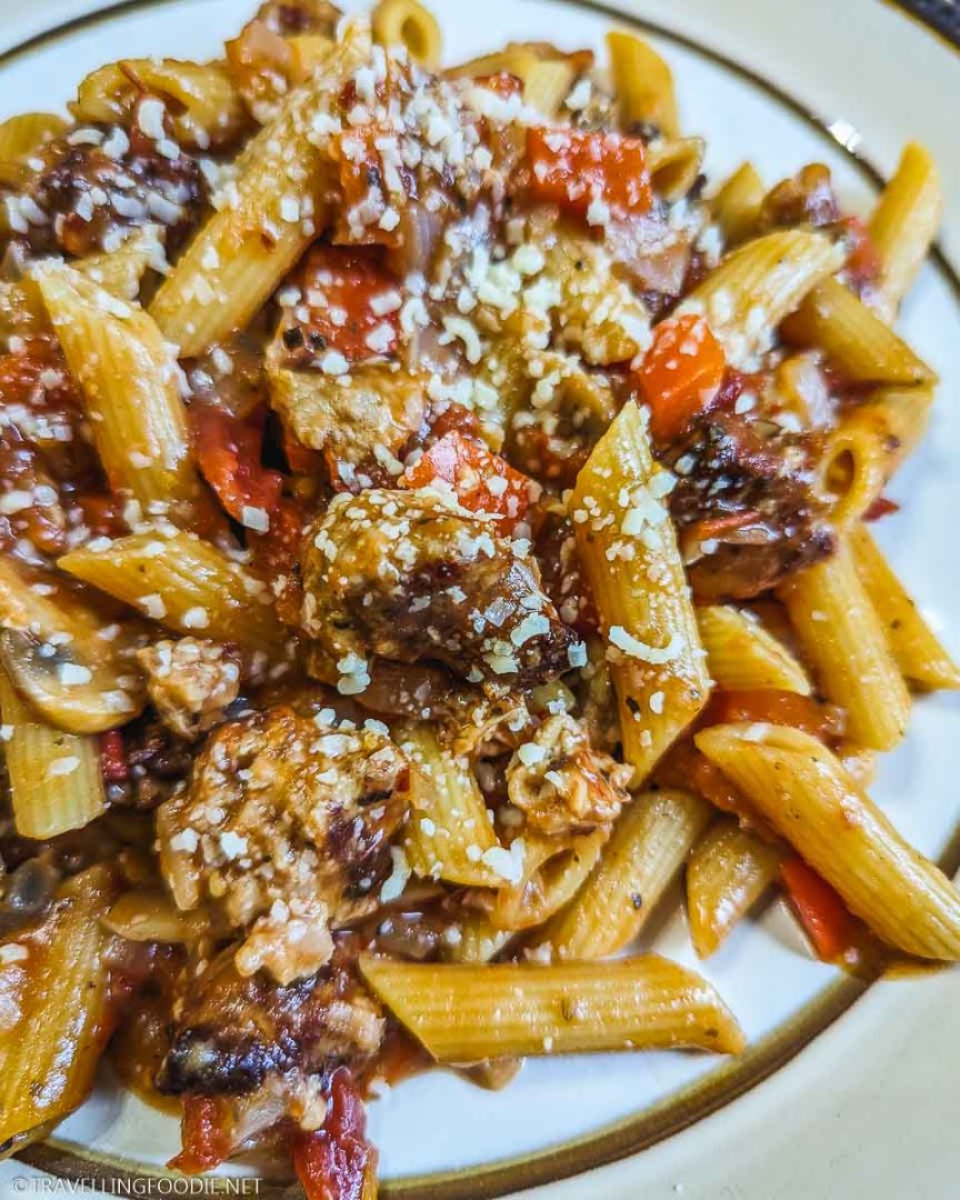 Ninja Speedi Penne Pasta with Sausage - Easy Italian Recipe ...