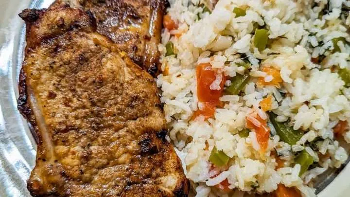 Ninja Speedi Pork Chop and Rice
