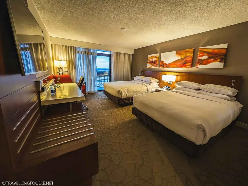 Premiere Room with Queen Beds and Balcony at Hilton Mississauga Meadowvale
