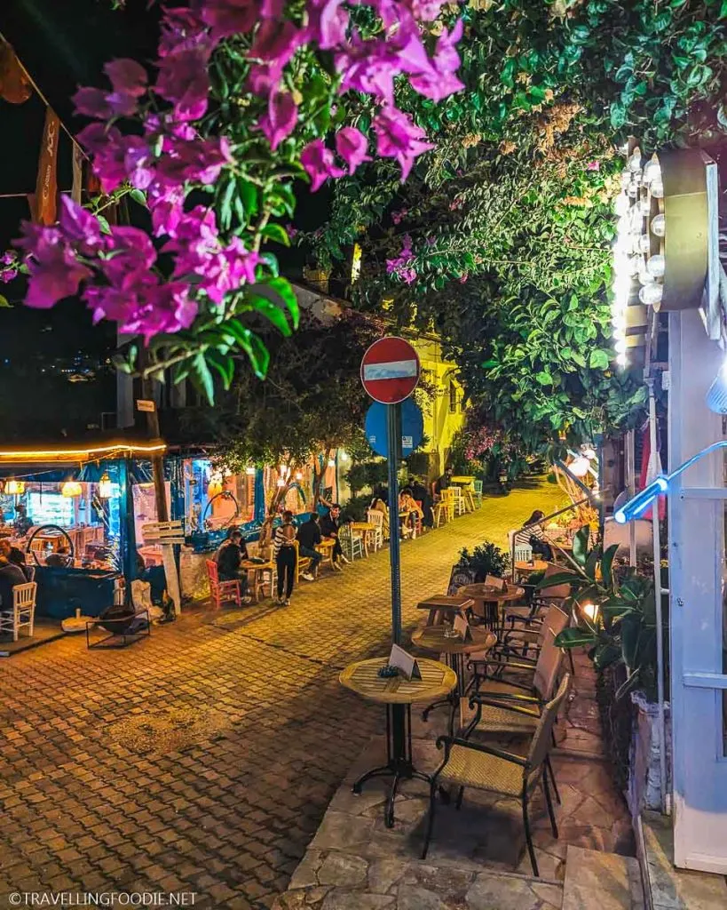 Nightlife at Old Town in Kaş, Turkiye