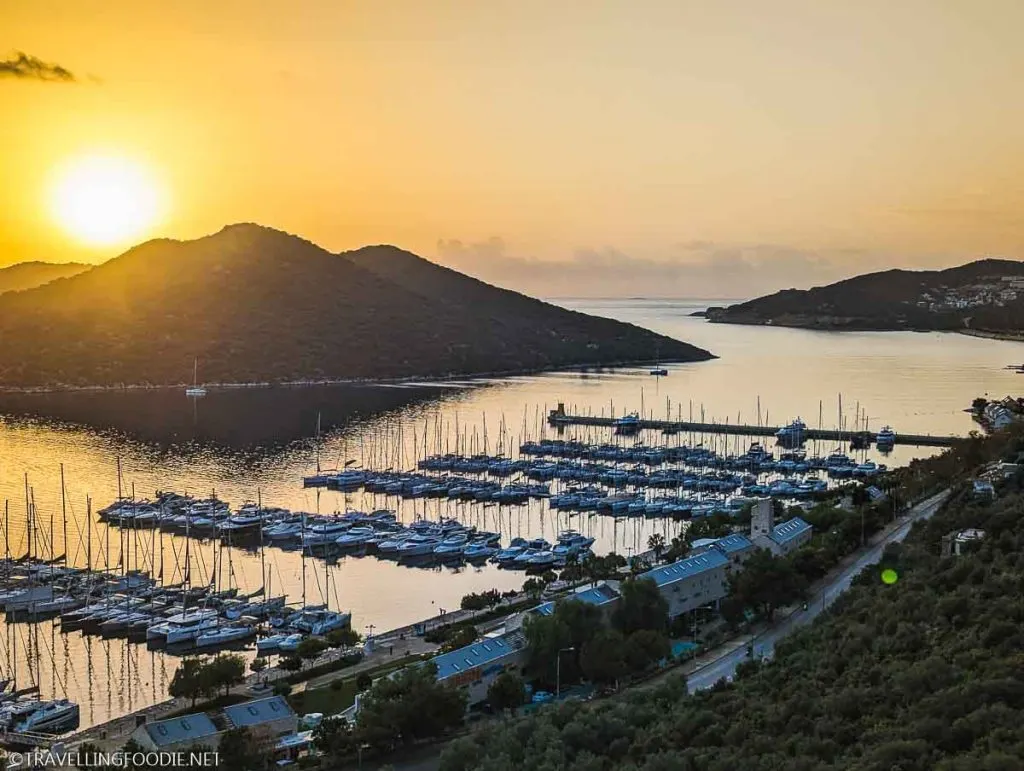 Sunset at Kas Marina