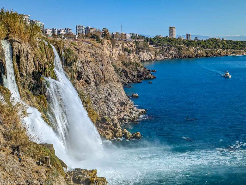 Lower Duden Waterfalls in Antalya, Turkey