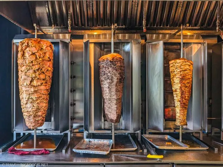 Lamb, Beef and Chicken Rotisserie Grill at Shawarma Avenue in Ridgeway Plaza