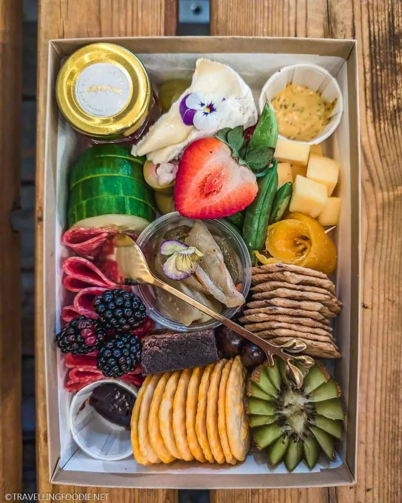 Style and Graze Charcuterie Box during Meewasin Naughty By Nature Event in Saskatoon