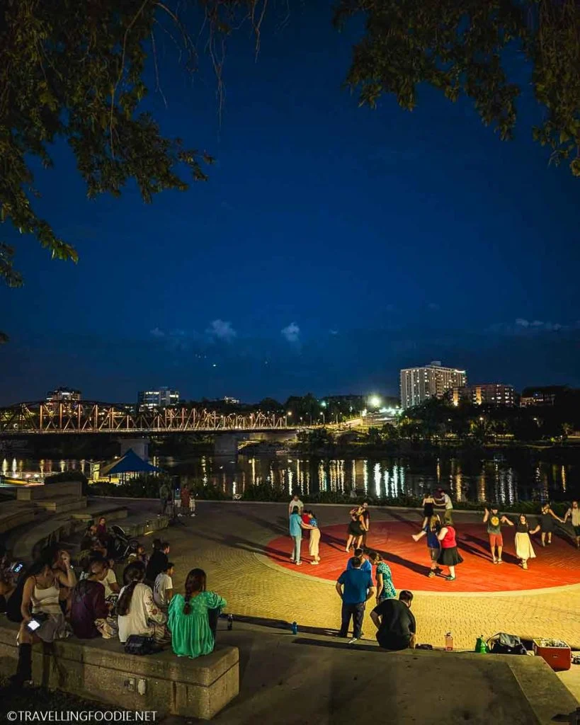 Night Life at Saskatoon Waterfront