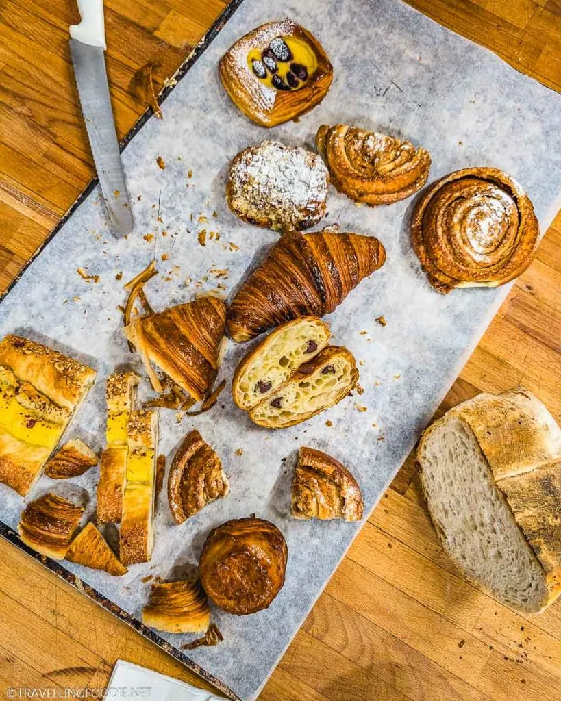 Pastries at Bakari in Belfast, UK