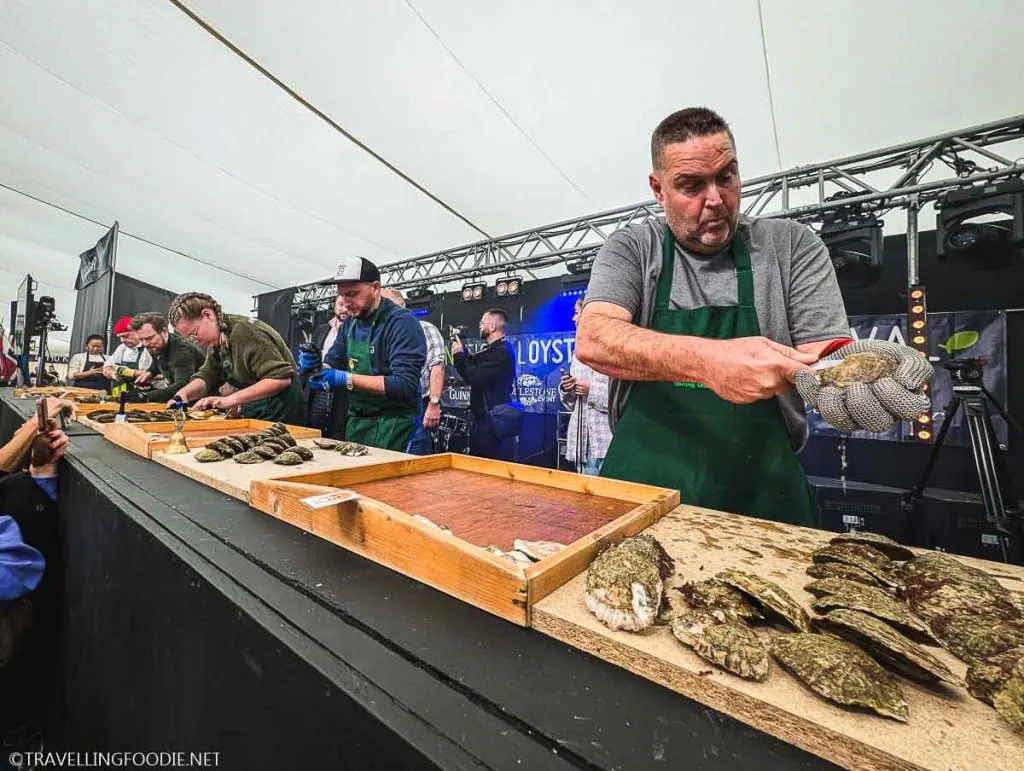 World Oyster Opening Championships at 70th Galway International Oyster and Seafood Festival