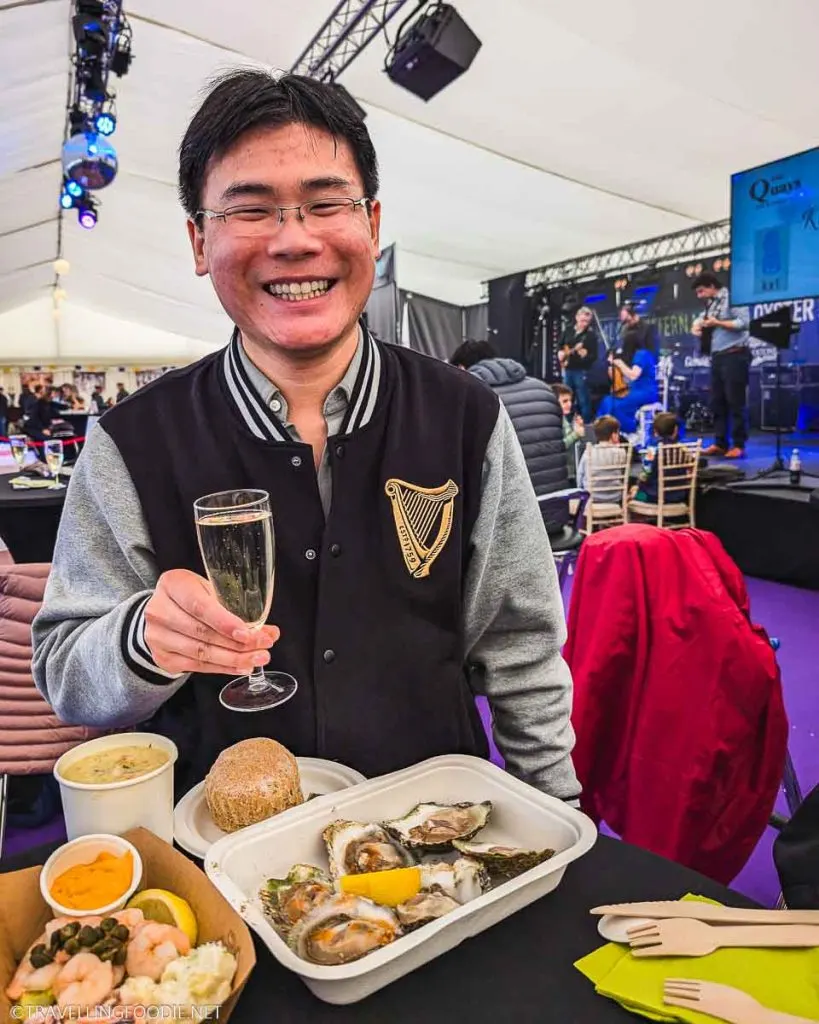 Travelling Foodie Raymond Cua at Galway International Oyster and Seafood Festival