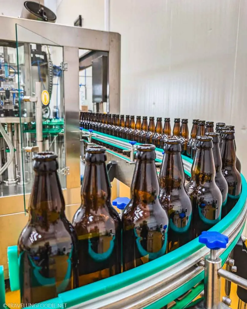 Cider Bottling Equipment at Long Meadow Cider in Portadown, Northern Ireland