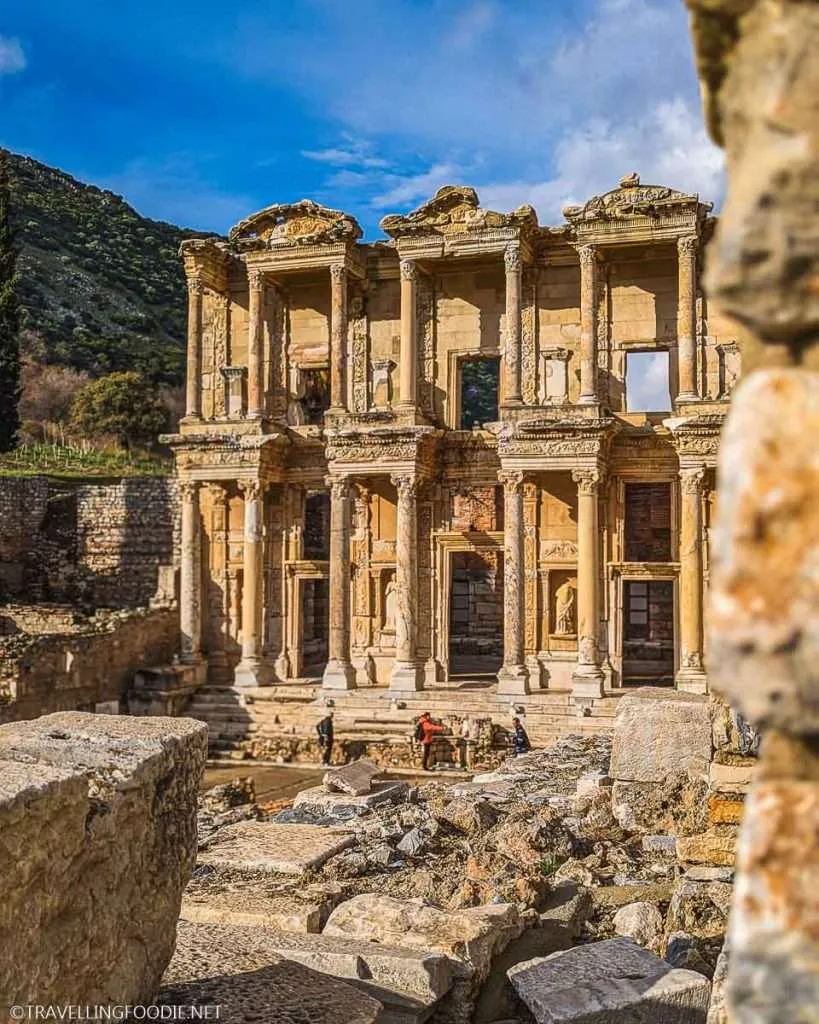 Celsus Library at Ephesus Archaeological Site in Sel&ccedil;uk, Turkiye