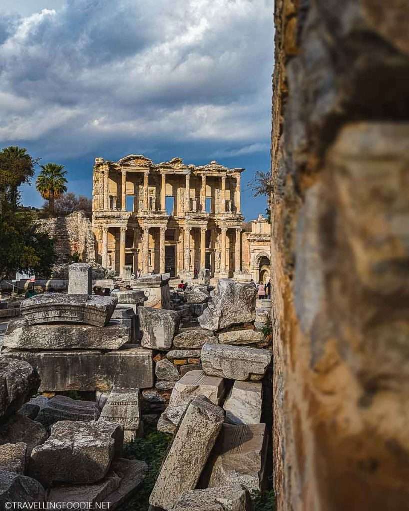 Celsus Library at Ephesus Archaeological Site in Selcuk, Turkey