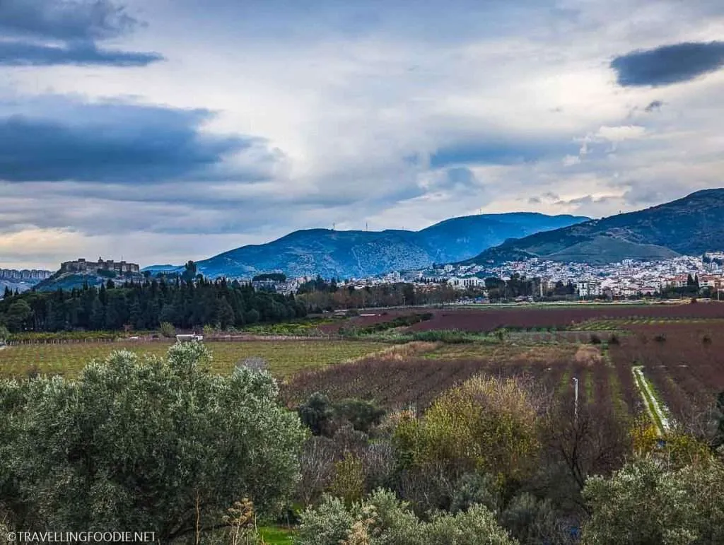 View of Sel&ccedil;uk from Grotto of the Seven Sleeper in Turkiye