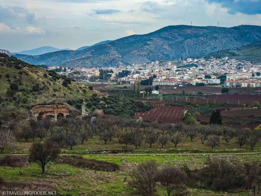 View of Selcuk on House of Virgin Mary in Turkiye