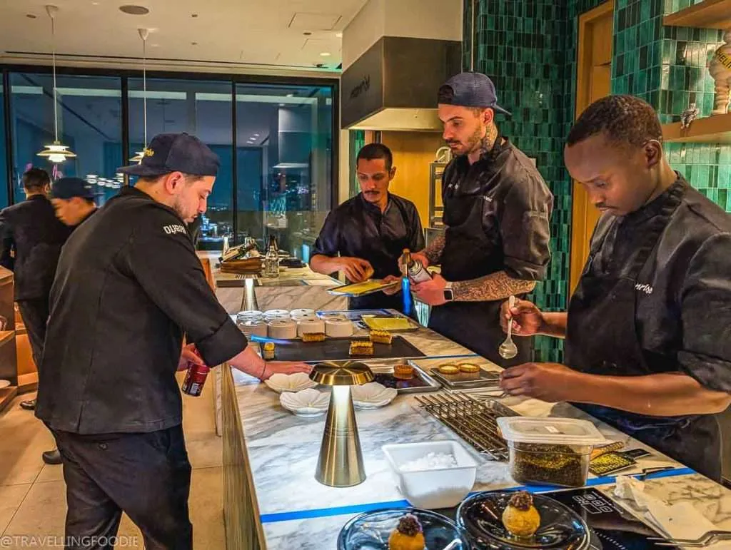Chef Solemann Haddad at Moonrise, One Michelin Star Restaurant in Dubai