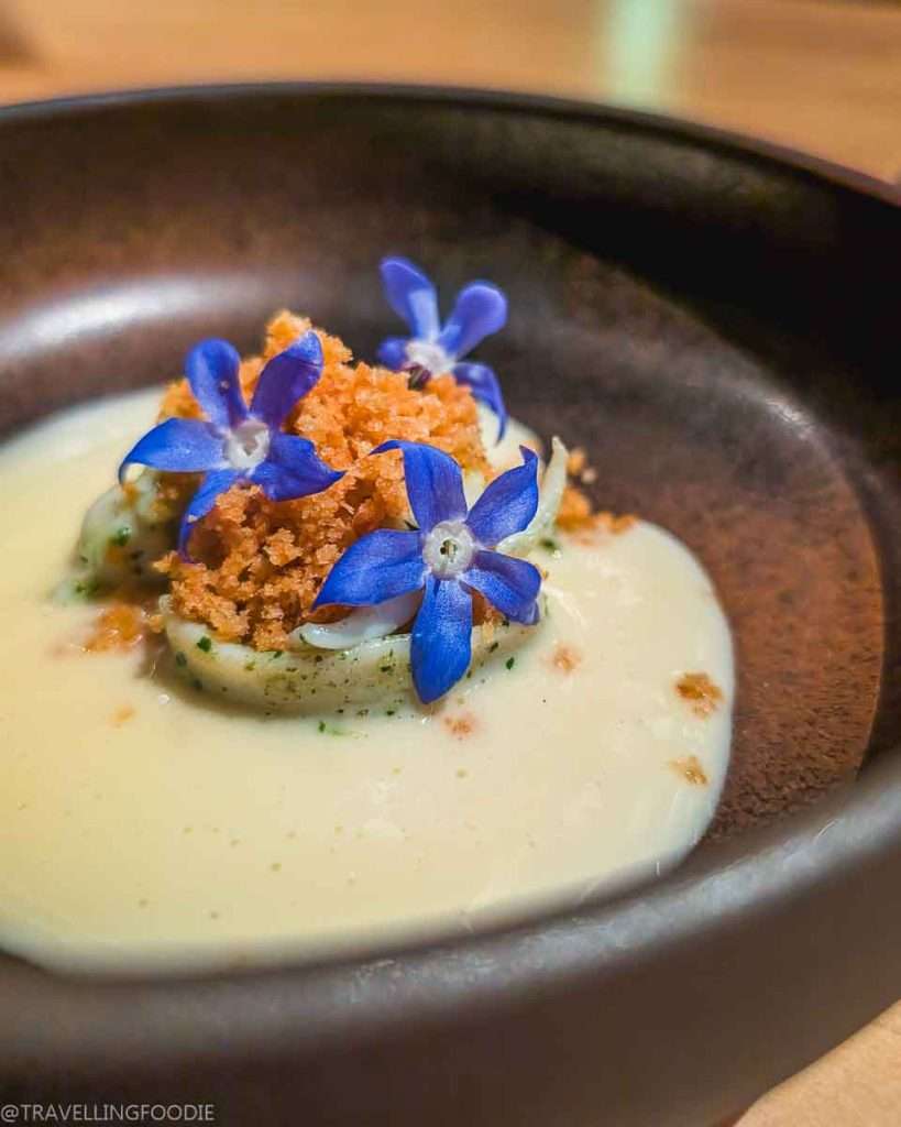 Noodles at Smoked Room, One Michelin Star Restaurant in Dubai