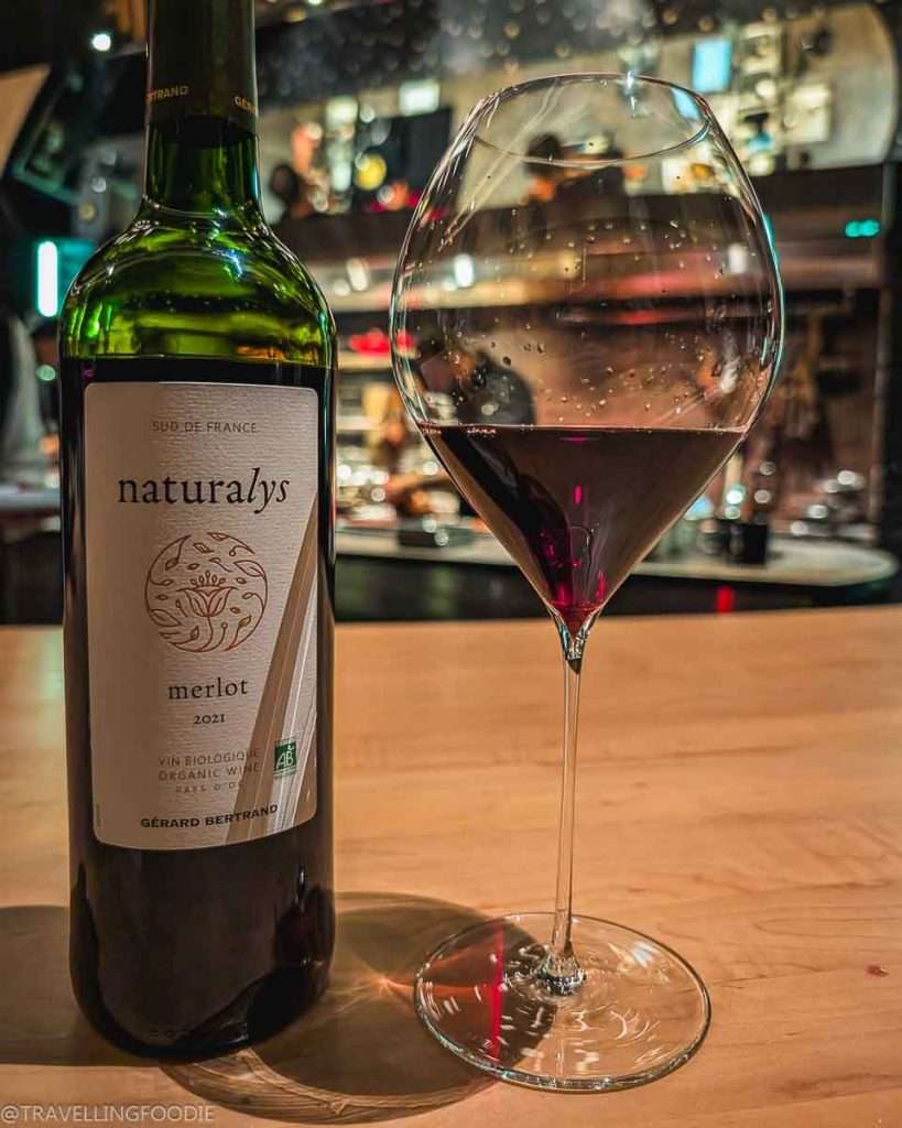 French Red Wine at Smoked Room, One Michelin Star Restaurant in Dubai