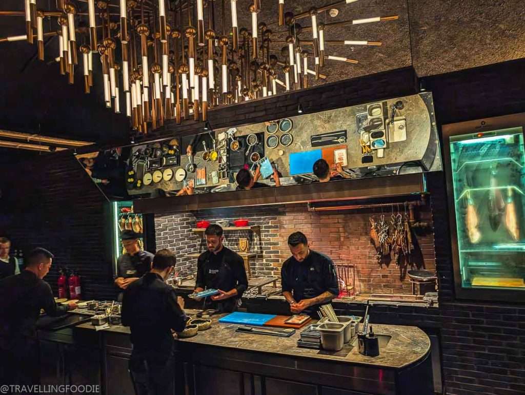 Chefs in action at Smoked Room Dubai