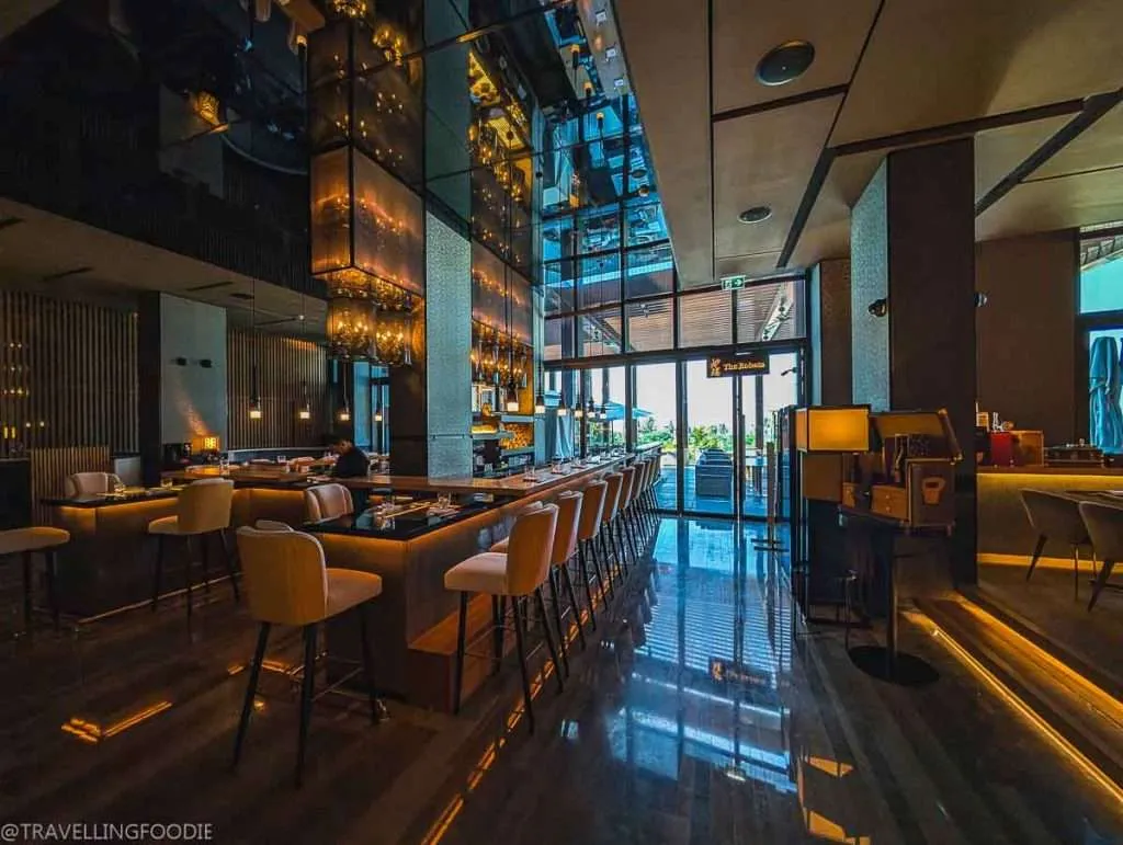 Restaurant Interior at TakaHisa at Banyan Tree Dubai Hotel