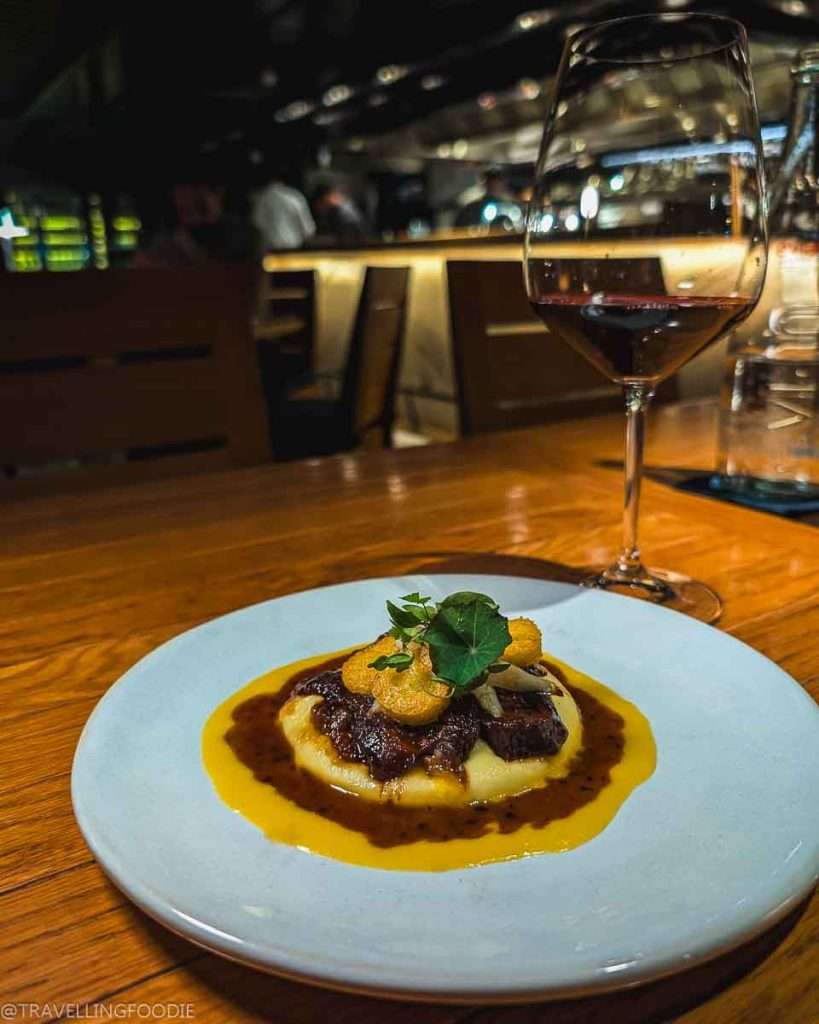 Beef with Red Wine at Tasca, One Michelin Star Portuguese Restaurant, at Mandarin Oriental Jumeira Dubai