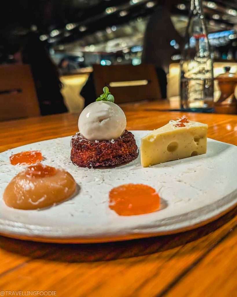 Dessert at Tasca, One Michelin Star Portuguese Restaurant, at Mandarin Oriental Jumeira Dubai