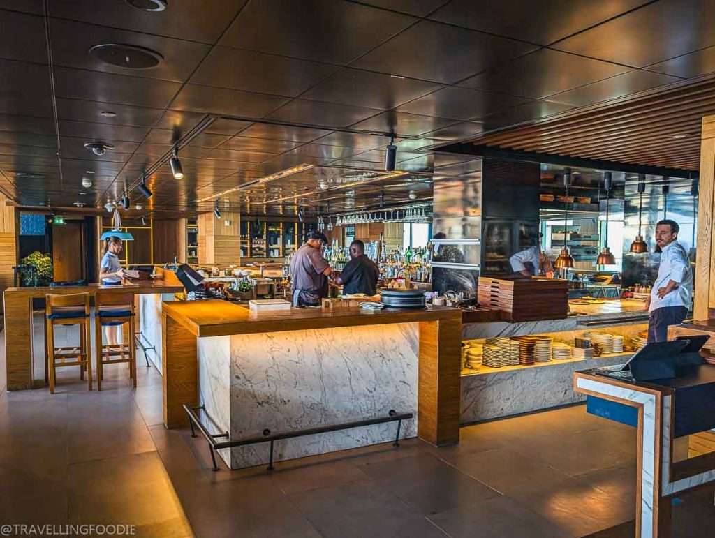 Open Kitchen at Tasca, One Michelin Star Portuguese Restaurant, at Mandarin Oriental Jumeira Dubai