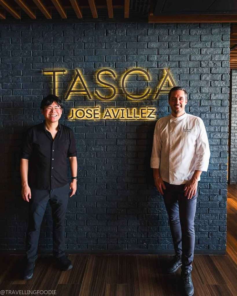 Travelling Foodie Raymond Cua with Chef Jose Barroso at Tasca by Jose Avillez at Mandarin Oriental Jumeira Dubai